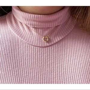 💜18k Gold plated minimalistic style pendant